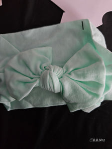 Stretchy baby head bows