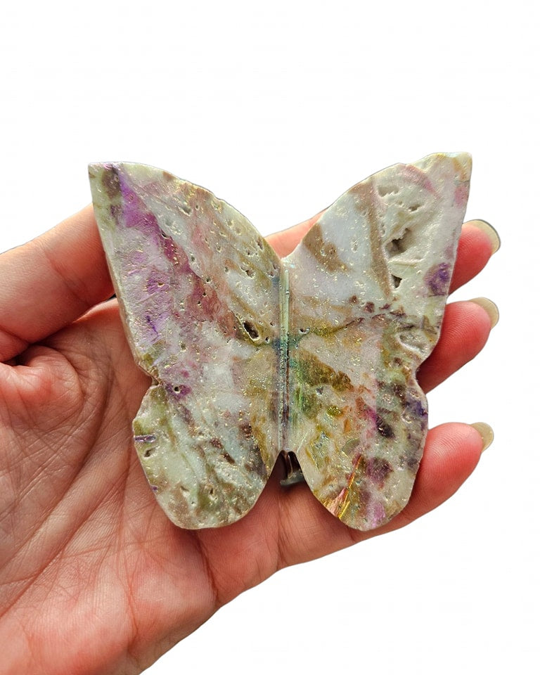 Aura Coated Sphalerite Butterfly