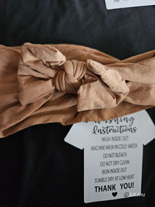 Stretchy baby head bows