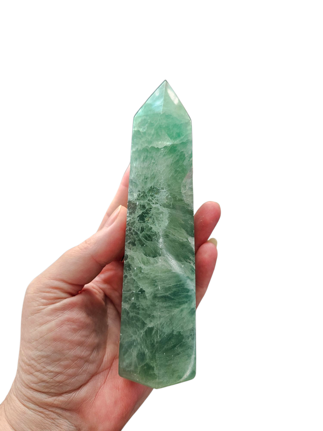 Green Fluorite Tower —