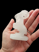 Load image into Gallery viewer, Clear Quartz ~ Carved Goat
