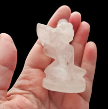 Load image into Gallery viewer, Light-Coloured Rose Quartz ~ Tinkerbell Carving

