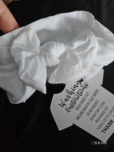 Stretchy baby head bows