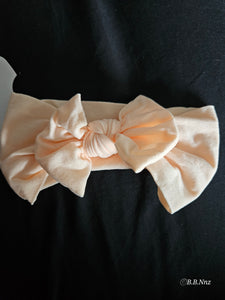 Stretchy baby head bows
